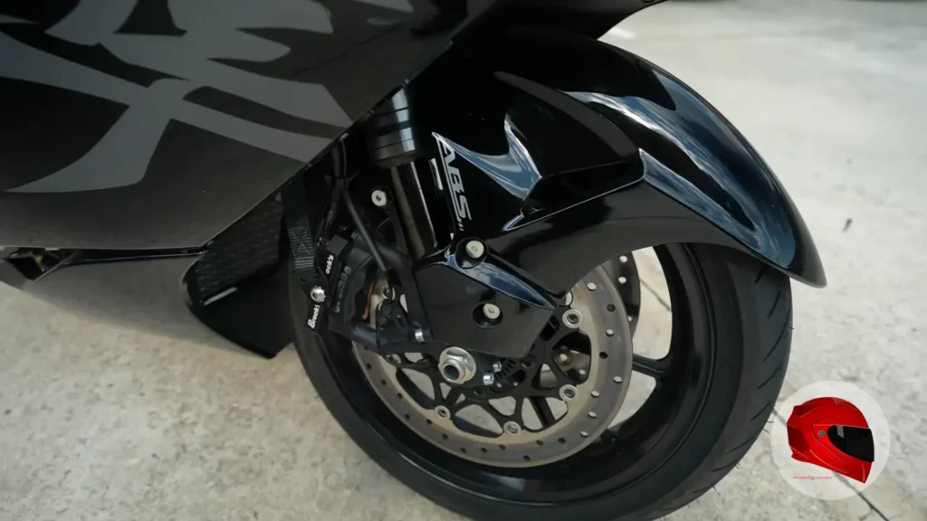 GSX1300R Suzuki Hayabusa front tire and suspension