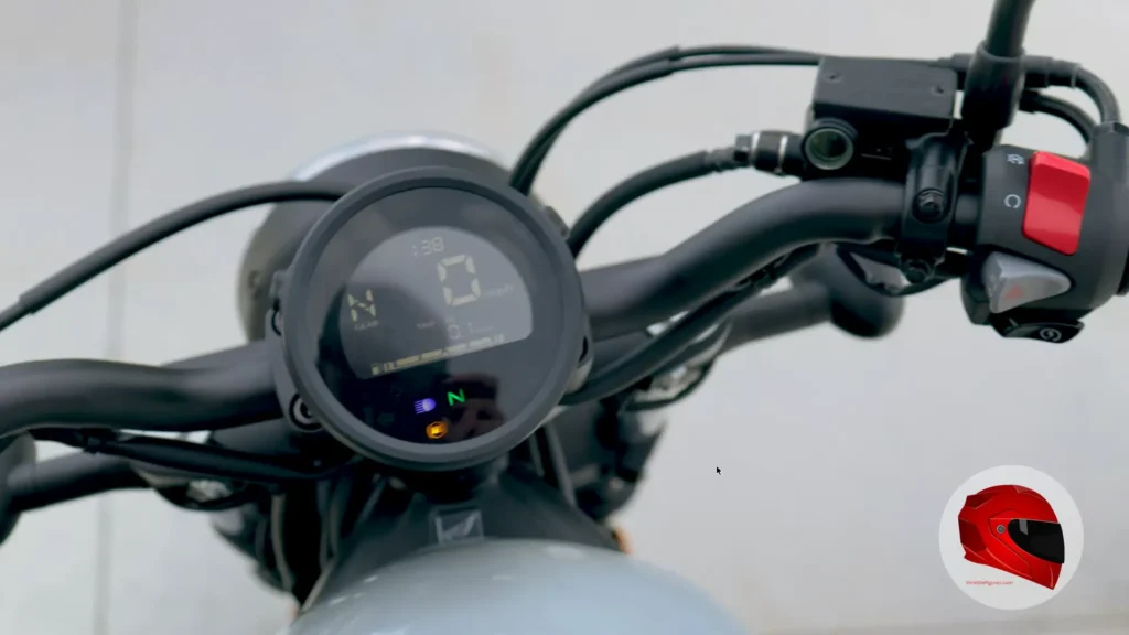 Honda Rebel 500 digital dash and handlebar