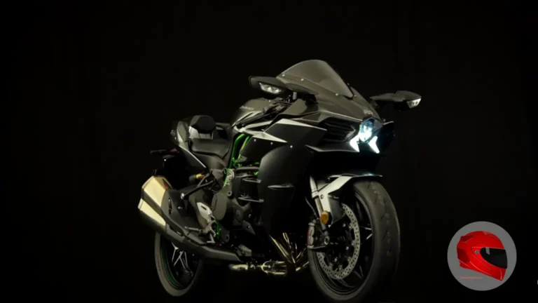 Kawasaki Ninja H2 Carbon in a studio