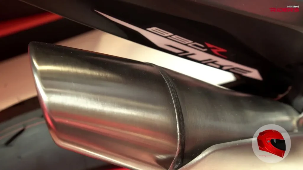 KTM 890 Duke R exhaust with 890 Duke graphics