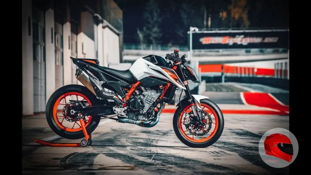 KTM 890 Duke R side profile view